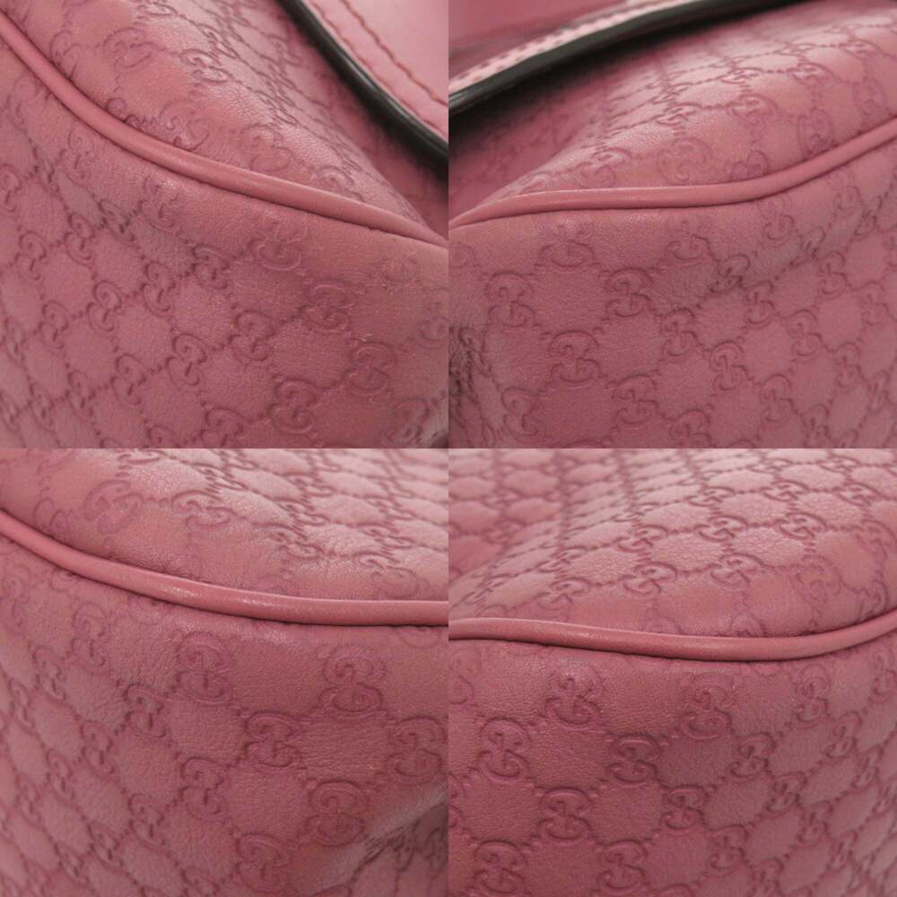 GUCCI Authentic Pink Leather Shoulder Bag - Picture 4 of 9
